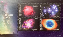 Hungary 2018, Astronomy - Space Views, MNH S/S - Nuevos