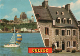 CPM - P - CANADA - QUEBEC - AGREABLE RANDONNEE SUR LE SAINT LAURENT - MAISON A VINS PLACE ROYALE - LE PICART - DUMOND - Québec - La Cité