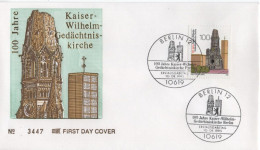 Germany Deutschland 1995 FDC 100 Jahre Kaiser-Wilhelm-Gedächtniskirche, Berlin - 1991-2000