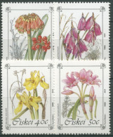 Ciskei 1988 Gefährdete Pflanzen Sumpflilie Iris 127/30 Postfrisch - Ciskei