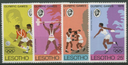 Lesotho 1976 Olympische Spiele In Montreal Boxen Gewichtheben 209/12 Postfrisch - Lesotho (1966-...)