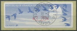 Frankreich ATM 1990 Vogelzug Einzelwert ATM 11.2 B Gestempelt - 1985 « Carrier » Paper