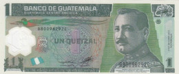 Guatemala #115b, 1 Quetzal 2012 Banknote - Guatemala