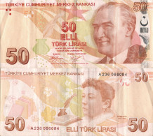 Turkiye / 50 Lira / 2009 / P-225(a) / VF - Turkije