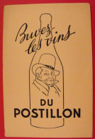 Buvard Vin, Buvez Les Vins Du Postillon - V
