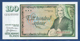 ICELAND - P.54 A2 – 100 Krónur L. 05.05.1986 UNC, S/n C23255302 - Signatures: B. I. Gunnarsson & J. Sigurðsson - Iceland