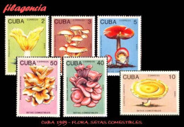 CUBA MINT. 1989-02 FLORA. SETAS COMESTIBLES - Nuevos