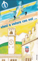 Calendarietto -  Aereo Club Treviso - Disegno Di Grugar - Anno 1997 - Petit Format : 1991-00