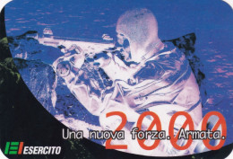 Calendarietto -  Esercito - Una  Nuova  Forza -  Armata - Anno 2000 - Petit Format : 1991-00