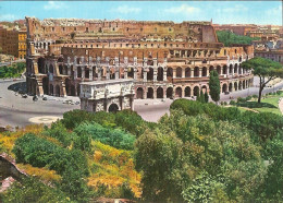 CPM - ITALIE - ROMA - ROME - LE COLISEE ET L'ARC DE CONSTANTIN - COLOSSEO E ARCO DI COSTANTINO - Kolosseum