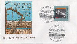 Germany Deutschland 1995 FDC Den Opfern Von Teilung Und Gewalt, The Victims Of Division And Violence, Canceled In Berlin - 1991-2000