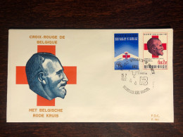 BELGIUM FDC COVER 1977 YEAR BLOOD TRANSFUSION RHEUMA RED CROSS HEALTH MEDICINE STAMPS - Lettres & Documents