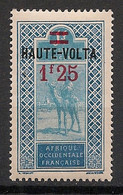 HAUTE-VOLTA - 1924 - N°YT. 36 - Targui 1f25 Sur 1f - Neuf Luxe ** / MNH / Postfrisch - Unused Stamps