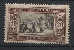 SENEGAL - 1914 - N°YT. 59 - Marché Indigène 20c - Neuf Luxe ** / MNH / Postfrisch - Unused Stamps