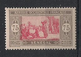 SENEGAL - 1914 - N°YT. 66 - Marché Indigène 75c - Neuf Luxe ** / MNH / Postfrisch - Nuovi