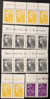 4226 X6,4228 X10, 3732 X2  - Avec Les Inscriptions Haut De Feuille - Beaujard, Lamouche Sous Faciale - Unused Stamps