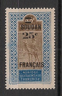 SOUDAN - 1922-27 - N°YT. 42 - Targui 25c Sur 45c - Neuf Luxe ** / MNH / Postfrisch - Unused Stamps