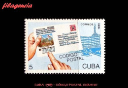 CUBA MINT. 1989-12 CÓDIGO POSTAL CUBANO - Neufs