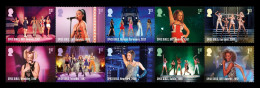 Great Britain 2024 Mih. 5342/51 Music Giants. Spice Girls MNH ** - Unused Stamps