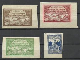 RUSSLAND RUSSIA 1921 Michel 165 - 168 MNH - Unused Stamps