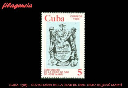 CUBA MINT. 1989-26 CENTENARIO DE LA PUBLICACIÓN DE LA EDAD DE ORO. OBRA DE JOSÉ MARTÍ - Neufs