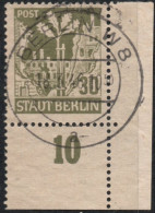 Germany 1945 Stadt Berlin 30 Pf Paper WA Z Cancelled Certified Jasch - Berlín & Brandenburgo