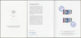 Bund: Minister Card - Ministerkarte Typ VII , Mi-Nr. 3769 ESST: " Die Jugend Gestaltet Eine Briefmarke - Demokratie "  X - Lettres & Documents