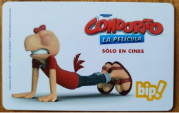 Chile Metro De Santiago Bip! Card Condorito: The Movie Special Edition. (III) - Ferrocarril