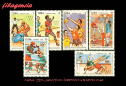 CUBA MINT. 1990-04 JUEGOS OLÍMPICOS EN BARCELONA - Unused Stamps