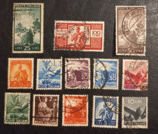 Italy Used Classic Stamps 1945 - Afgestempeld