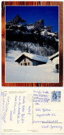 Switzerland 1987 Postcard Leukerbad - Loèche Les Bains, Kaelle Birchen Mit Leeshorner; 80c. Postman Stamp - Loèche-les-Bains