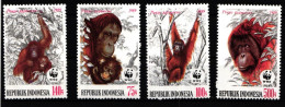 Indonesien 1291-1294 Postfrisch Wildtiere #IH427 - Indonésie