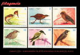CUBA MINT. 1990-18 EXPOSICIÓN FILATÉLICA MUNDIAL NEW ZEALAND 90. AVES - Unused Stamps