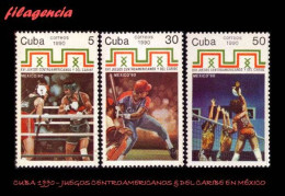 CUBA MINT. 1990-26 JUEGOS CENTROAMERICANOS & DEL CARIBE EN MÉXICO - Unused Stamps