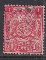 Zanzibar 1904 KEV11 1anna Red Used SG 211 ( H792 ) - Zanzibar (1963-1968)