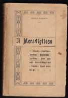 IL MERAVIGLIOSO - 1916 - Di Pietro Mariotti; Telepatia, Occultismo, Ipnotismo, Medianismo, Ecc - Libri Antichi