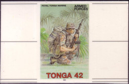 TONGA - Cromalin Proof 1991 - Tongan Marine - 4 Exist - Tonga (1970-...)