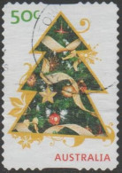 AUSTRALIA - DIE-CUT-USED 2009 50c Christmas - Tree - Oblitérés