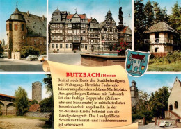 73876647 Butzbach Schloss Stadtbefestigungsreste Brunnen Rathaus St Markus Kirch - Butzbach