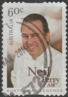 AUSTRALIA - DIE-CUT-USED 2014 60c Legends Of Cooking - Neil Perry AM - Usados