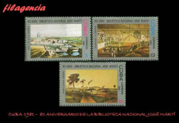 CUBA MINT. 1981-22 80 AÑOS DE LA BIBLIOTECA NACIONAL JOSÉ MARTÍ - Neufs