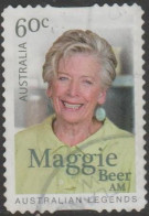 AUSTRALIA - DIE-CUT-USED 2014 60c Legends Of Cooking - Maggie Beer AM - Used Stamps