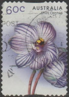 AUSTRALIA - DIE-CUT-USED 2014 60c Native Orchids - Shirt Orchid - Used Stamps