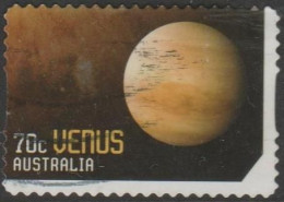 AUSTRALIA - DIE-CUT-USED 2015 70c Stamp Collecting Month- Our Solar System - Venus - Usados