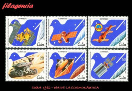 CUBA MINT. 1982-07 DÍA DE LA ASTRONÁUTICA. USO PACÍFICO DEL ESPACIO - Ongebruikt