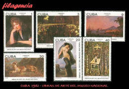 CUBA MINT. 1982-10 OBRAS DE ARTE DEL MUSEO NACIONAL - Neufs