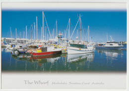 Australia QUEENSLAND QLD Marina Wharf MOOLOOLABA Sunshine Coast Murray Views SUN66 Postcard C2000s - Sunshine Coast