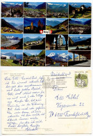 Switzerland 1992 Postcard Brig - Multiple Views; 70c. Rabbit Stamp; Slogan Cancel - Brigue-Glis 