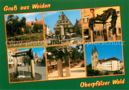 73735847 Weiden Oberpfalz Parkanlagen Marktplatz Brunnen Plastik Kirche Weiden O - Weiden I. D. Oberpfalz