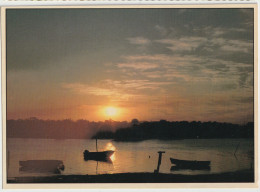 Australia QUEENSLAND QLD Sunset Sandy Straits BOONOOROO Fraser Coast R.Brown Postcard C1970s - Altri & Non Classificati